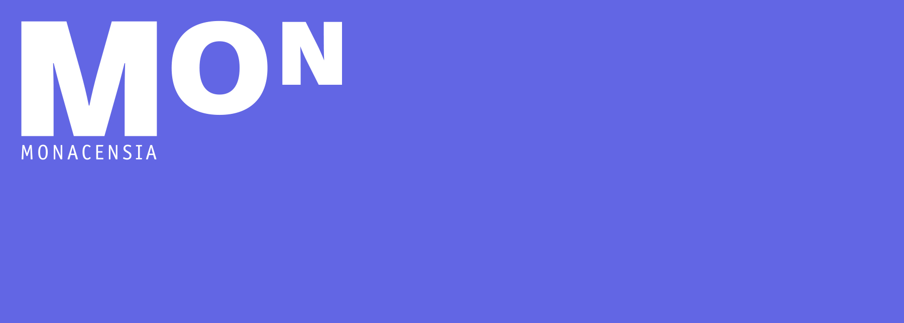 violettes Banner mit dem Text "Mon. Monacensia"