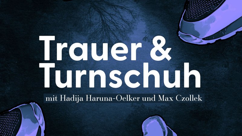 Podcast Cover Trauer und Turnschuh