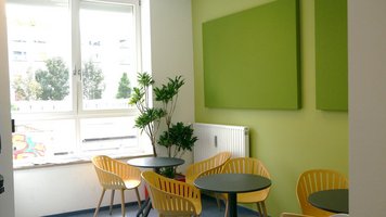 Aufenthaltsraum in der Bibliothek