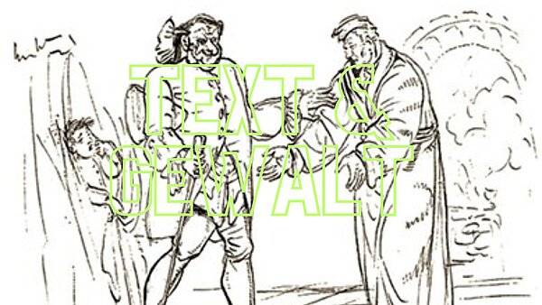 Der Sandmann, Zeichnung von E.T.A. Hoffmann (1817)