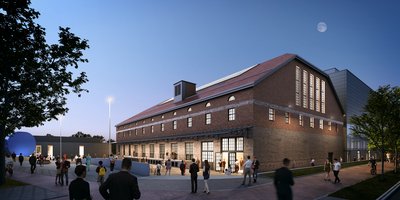 Rendering Außenansicht Halle E