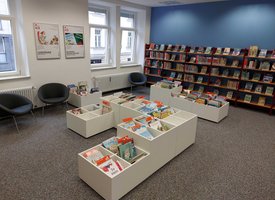 Bilderbuchtröge im Kinderbereich
