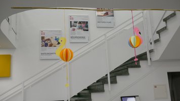 Treppe in der Bibliothek